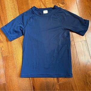 Hanna Andersson Short Sleeve Sunblock Rashguard Shirt - Size 120 - EUC